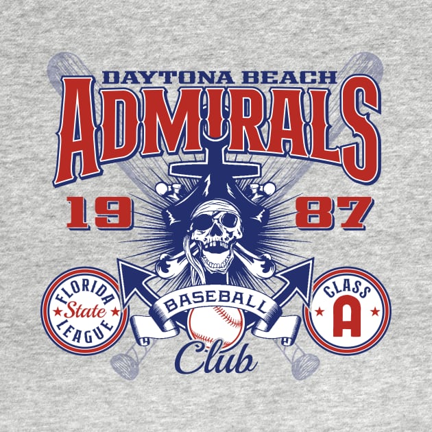 Daytona Beach Admirals by MindsparkCreative